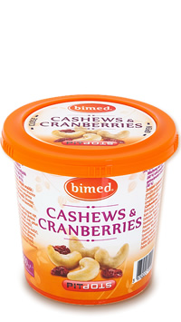 PIT STOP Misto di anacardi  e mirtilli rossi 200g